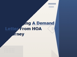 How to Challenge a Demand Letter From Your Hoa Attorney
